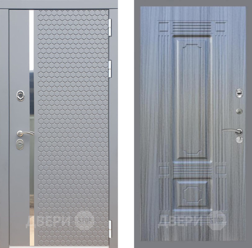 Входная металлическая Дверь Рекс (REX) 24 FL-2 Сандал грей в Жуковский