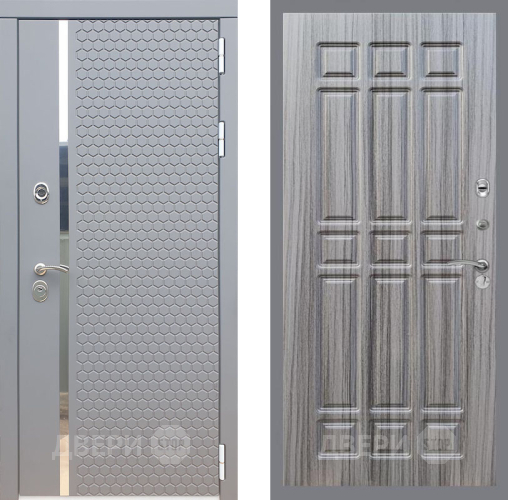 Входная металлическая Дверь Рекс (REX) 24 FL-33 Сандал грей в Жуковский