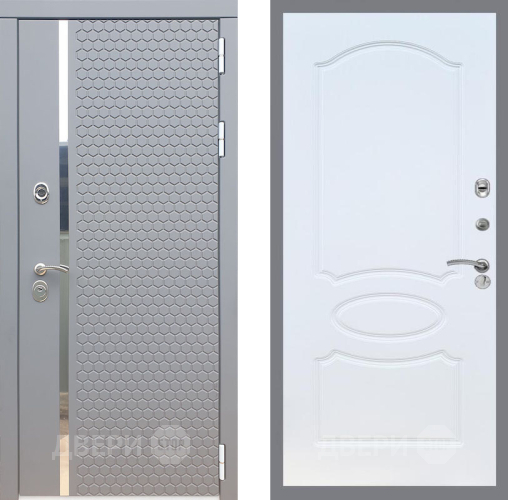 Входная металлическая Дверь Рекс (REX) 24 FL-128 Белый ясень в Жуковский