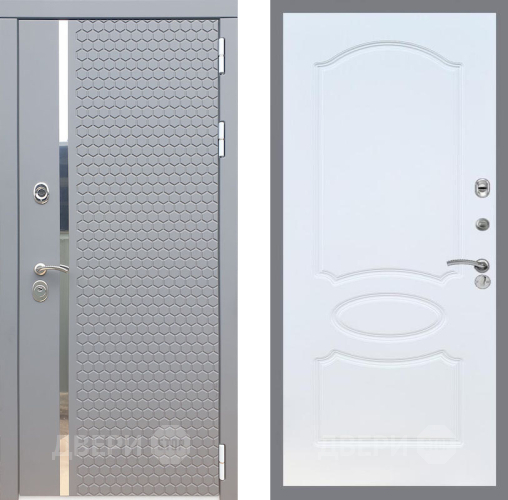 Входная металлическая Дверь Рекс (REX) 24 FL-128 Белый ясень в Жуковский