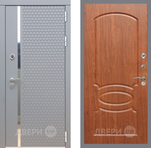 Входная металлическая Дверь Рекс (REX) 24 FL-128 Морёная берёза в Жуковский