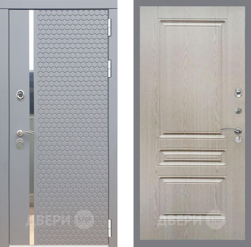 Входная металлическая Дверь Рекс (REX) 24 FL-243 Беленый дуб в Жуковский