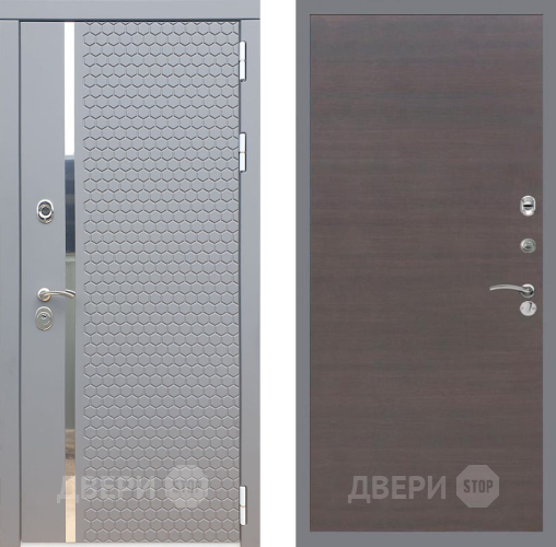 Входная металлическая Дверь Рекс (REX) 24 GL венге поперечный в Жуковский
