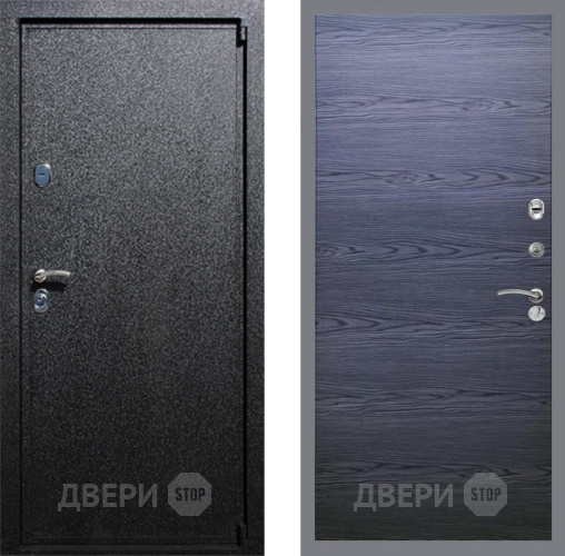 Входная металлическая Дверь Рекс (REX) 3 GL Дуб тангенальный черный в Жуковский