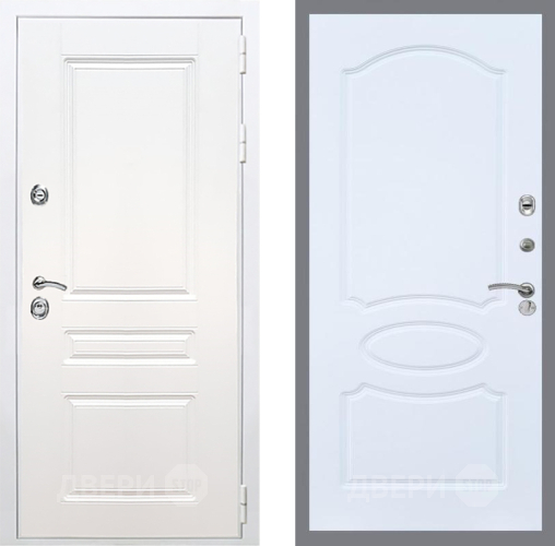 Дверь Рекс (REX) Премиум-н Силк Сноу FL-128 Силк Сноу в Жуковский