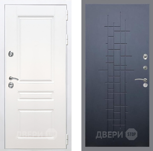 Дверь Рекс (REX) Премиум-н Силк Сноу FL-289 Ясень черный в Жуковский