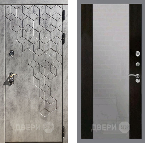 Дверь Рекс (REX) 23 СБ-16 Зеркало Венге в Жуковский