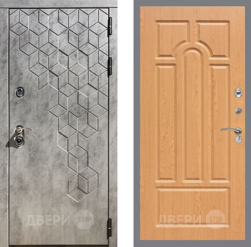 Входная металлическая Дверь Рекс (REX) 23 FL-58 Дуб в Жуковский