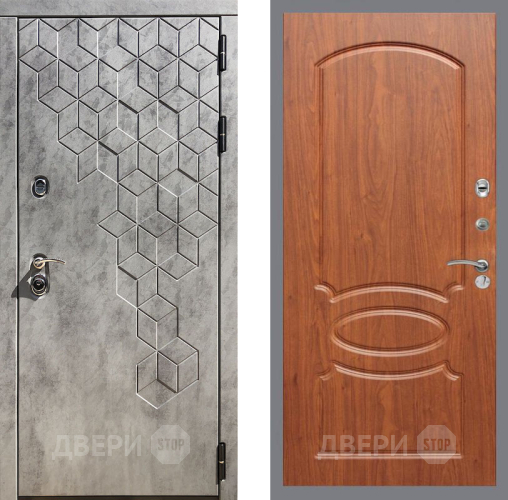 Входная металлическая Дверь Рекс (REX) 23 FL-128 Морёная берёза в Жуковский