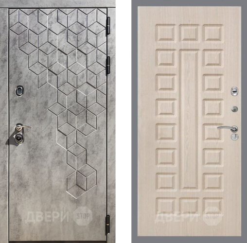 Входная металлическая Дверь Рекс (REX) 23 FL-183 Беленый дуб в Жуковский
