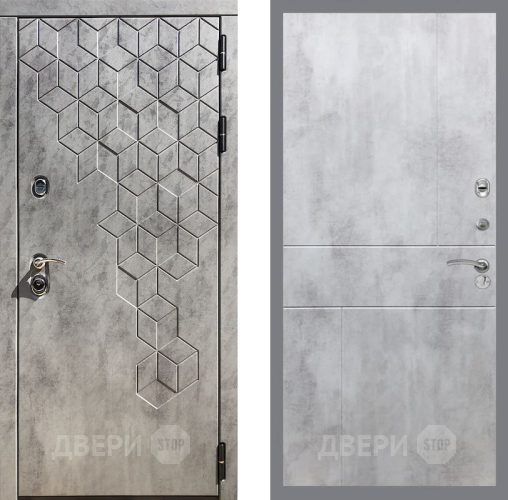 Входная металлическая Дверь Рекс (REX) 23 FL-290 Бетон светлый в Жуковский