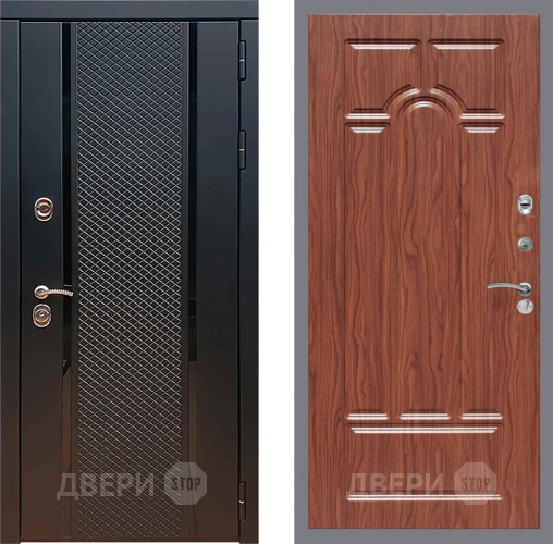 Входная металлическая Дверь Рекс (REX) 25 FL-58 орех тисненый в Жуковский