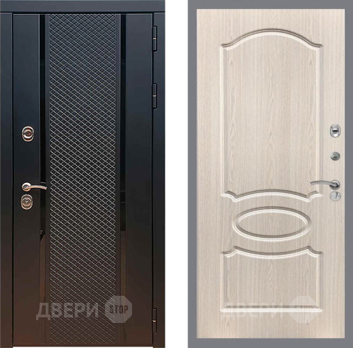 Входная металлическая Дверь Рекс (REX) 25 FL-128 Беленый дуб в Жуковский
