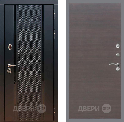 Входная металлическая Дверь Рекс (REX) 25 GL венге поперечный в Жуковский