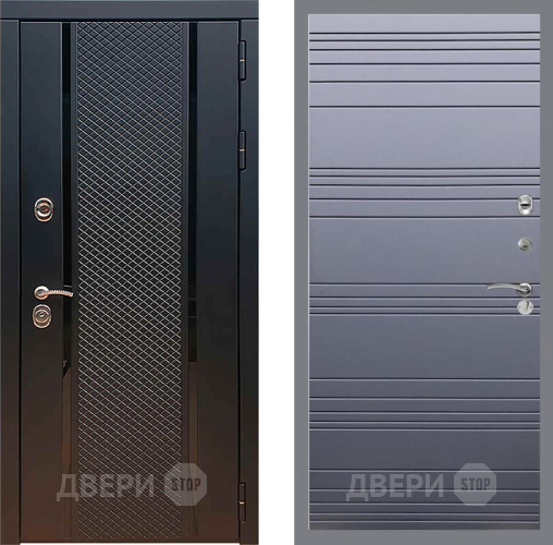 Входная металлическая Дверь Рекс (REX) 25 Line Силк титан в Жуковский