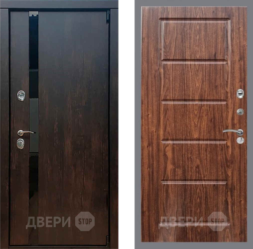 Входная металлическая Дверь Рекс (REX) 26 FL-39 орех тисненый в Жуковский
