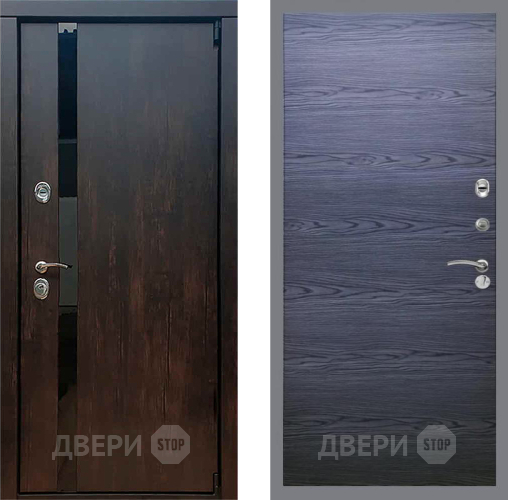 Дверь Рекс (REX) 26 GL Дуб тангенальный черный в Жуковский