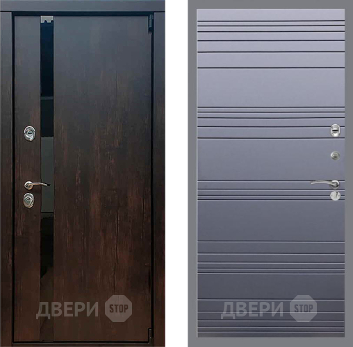Входная металлическая Дверь Рекс (REX) 26 Line Силк титан в Жуковский