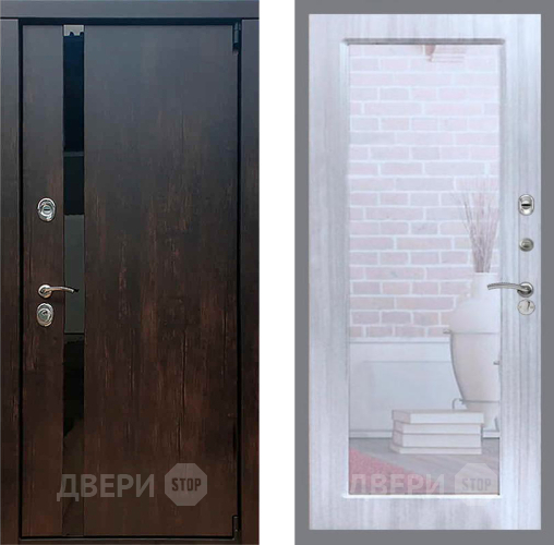 Дверь Рекс (REX) 26 Зеркало Пастораль Сандал белый в Жуковский