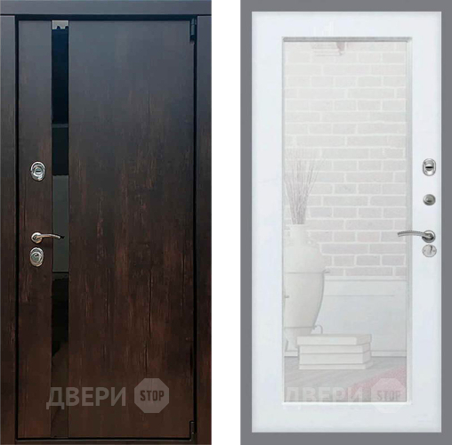 Дверь Рекс (REX) 26 Зеркало Пастораль Силк Сноу в Жуковский