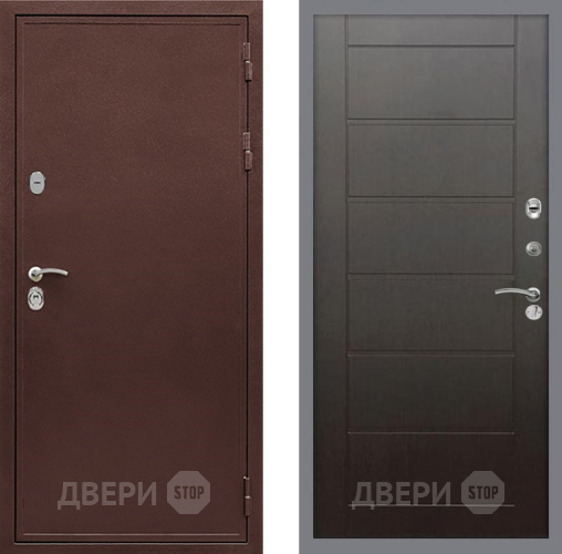 Дверь Рекс (REX) 5 металл 3 мм Сити Венге в Жуковский