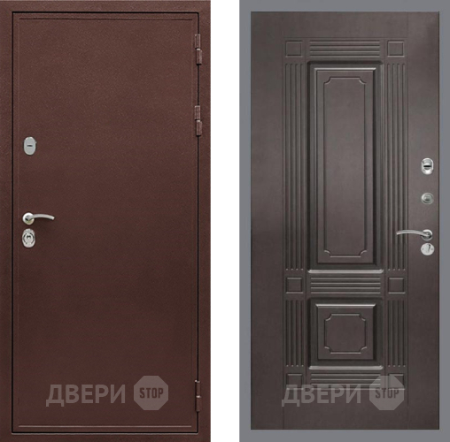 Входная металлическая Дверь Рекс (REX) 5 металл 3 мм FL-2 Венге в Жуковский