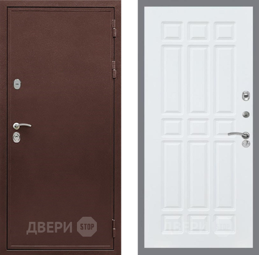 Входная металлическая Дверь Рекс (REX) 5 металл 3 мм FL-33 Силк Сноу в Жуковский
