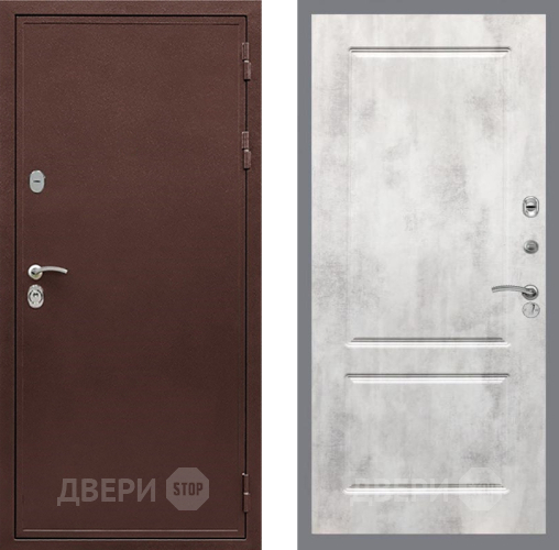 Входная металлическая Дверь Рекс (REX) 5 металл 3 мм FL-117 Бетон светлый в Жуковский