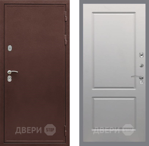 Входная металлическая Дверь Рекс (REX) 5 металл 3 мм FL-117 Грей софт в Жуковский