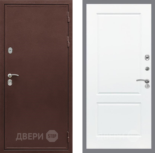 Входная металлическая Дверь Рекс (REX) 5 металл 3 мм FL-117 Силк Сноу в Жуковский
