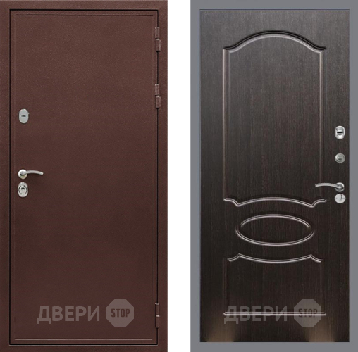 Дверь Рекс (REX) 5 металл 3 мм FL-128 Венге светлый в Жуковский