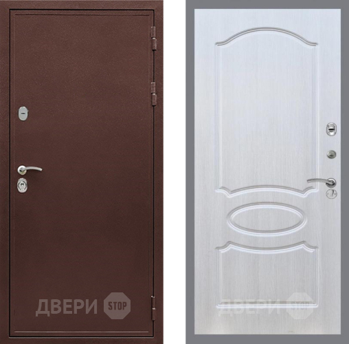 Дверь Рекс (REX) 5 металл 3 мм FL-128 Лиственница беж в Жуковский