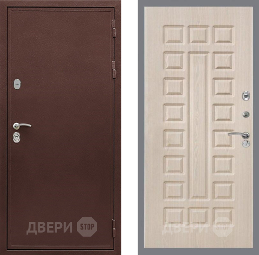 Входная металлическая Дверь Рекс (REX) 5 металл 3 мм FL-183 Беленый дуб в Жуковский