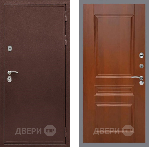 Входная металлическая Дверь Рекс (REX) 5 металл 3 мм FL-243 Итальянский орех в Жуковский