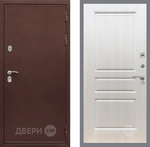 Дверь Рекс (REX) 5 металл 3 мм FL-243 Лиственница беж в Жуковский