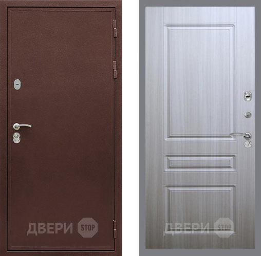 Входная металлическая Дверь Рекс (REX) 5 металл 3 мм FL-243 Сандал белый в Жуковский