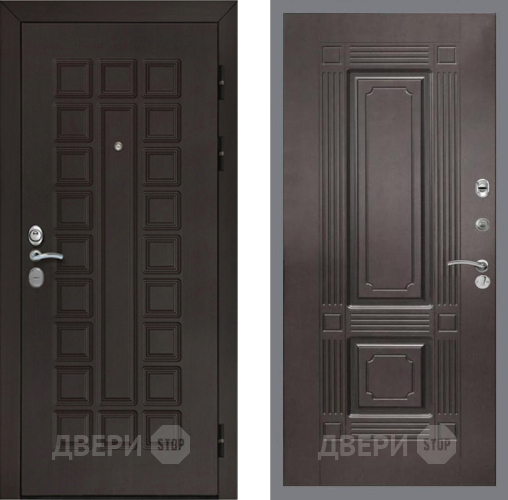Входная металлическая Дверь Рекс (REX) Сенатор Cisa FL-2 Венге в Жуковский