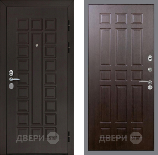 Входная металлическая Дверь Рекс (REX) Сенатор Cisa FL-33 Венге в Жуковский