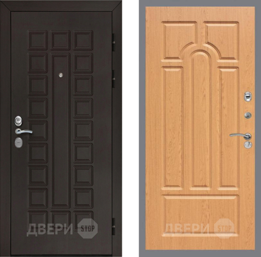 Входная металлическая Дверь Рекс (REX) Сенатор Cisa FL-58 Дуб в Жуковский