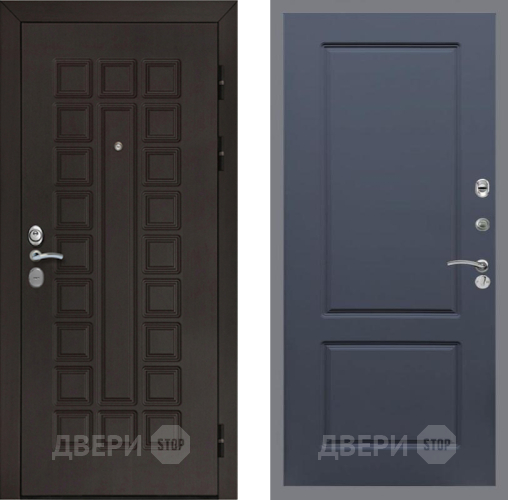 Входная металлическая Дверь Рекс (REX) Сенатор Cisa FL-117 Силк титан в Жуковский