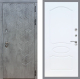 Входная металлическая Дверь Стоп БЕТОН ФЛ-128 Белый ясень в Жуковский