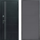 Входная металлическая Дверь Дверной континент Теплолюкс Дизайн ФЛ-649 Графит софт в Жуковский