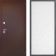 Входная металлическая Дверь Дверной континент Рубикон Медь Дизайн ФЛ-Тиффани Белый софт в Жуковский