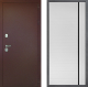Входная металлическая Дверь Дверной континент Рубикон Медь Дизайн ФЛ-757 Черное Стекло Софт милк в Жуковский