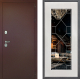 Входная металлическая Дверь Дверной континент Рубикон Медь Дизайн ФЛ-Тиффани Зеркало Белое дерево в Жуковский