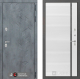 Входная металлическая Дверь Лабиринт (LABIRINT) Бетон 22 Белый софт в Жуковский