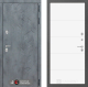 Входная металлическая Дверь Лабиринт (LABIRINT) Бетон 13 Белый софт в Жуковский