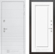 Входная металлическая Дверь Лабиринт (LABIRINT) Трендо 27 Белый (RAL-9003) в Жуковский