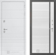 Входная металлическая Дверь Лабиринт (LABIRINT) Трендо 22 Белый софт в Жуковский