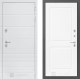 Входная металлическая Дверь Лабиринт (LABIRINT) Трендо 11 Белый софт в Жуковский